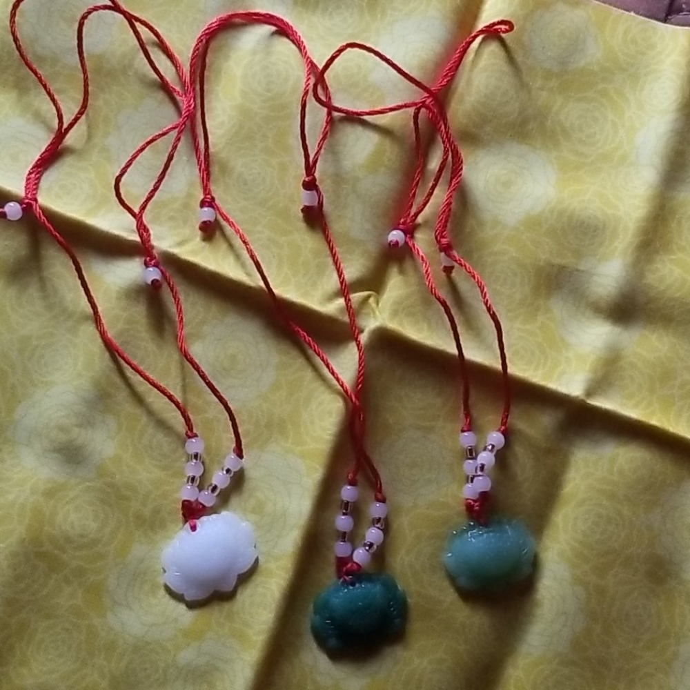 Jade Lotus Necklace